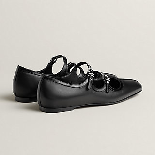 Lilia ballet flat - Black | Hermès USA